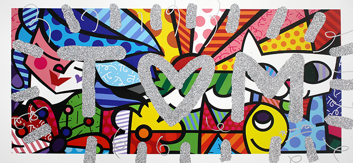 Te Quiero Mucho Romero Britto Ocean Galleries