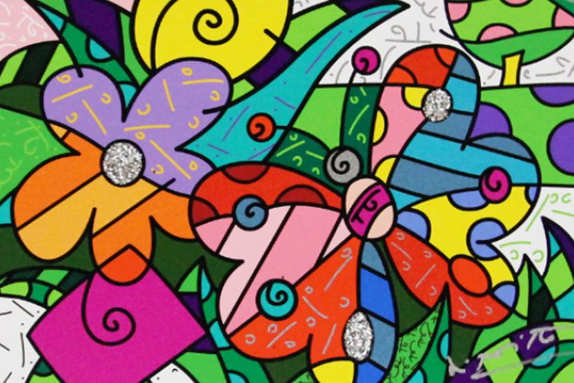 Spring Blooms ROMERO BRITTO Ocean Galleries   OG29480 