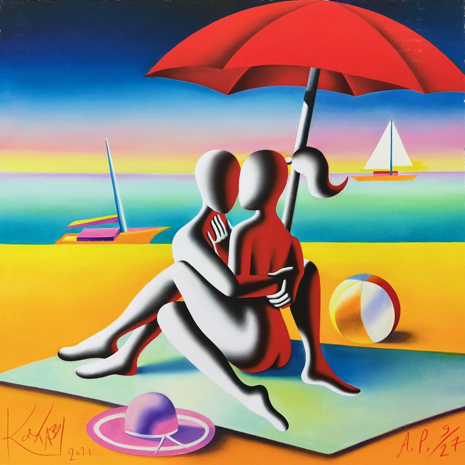 Summer Breeze | MARK KOSTABI | Ocean Galleries