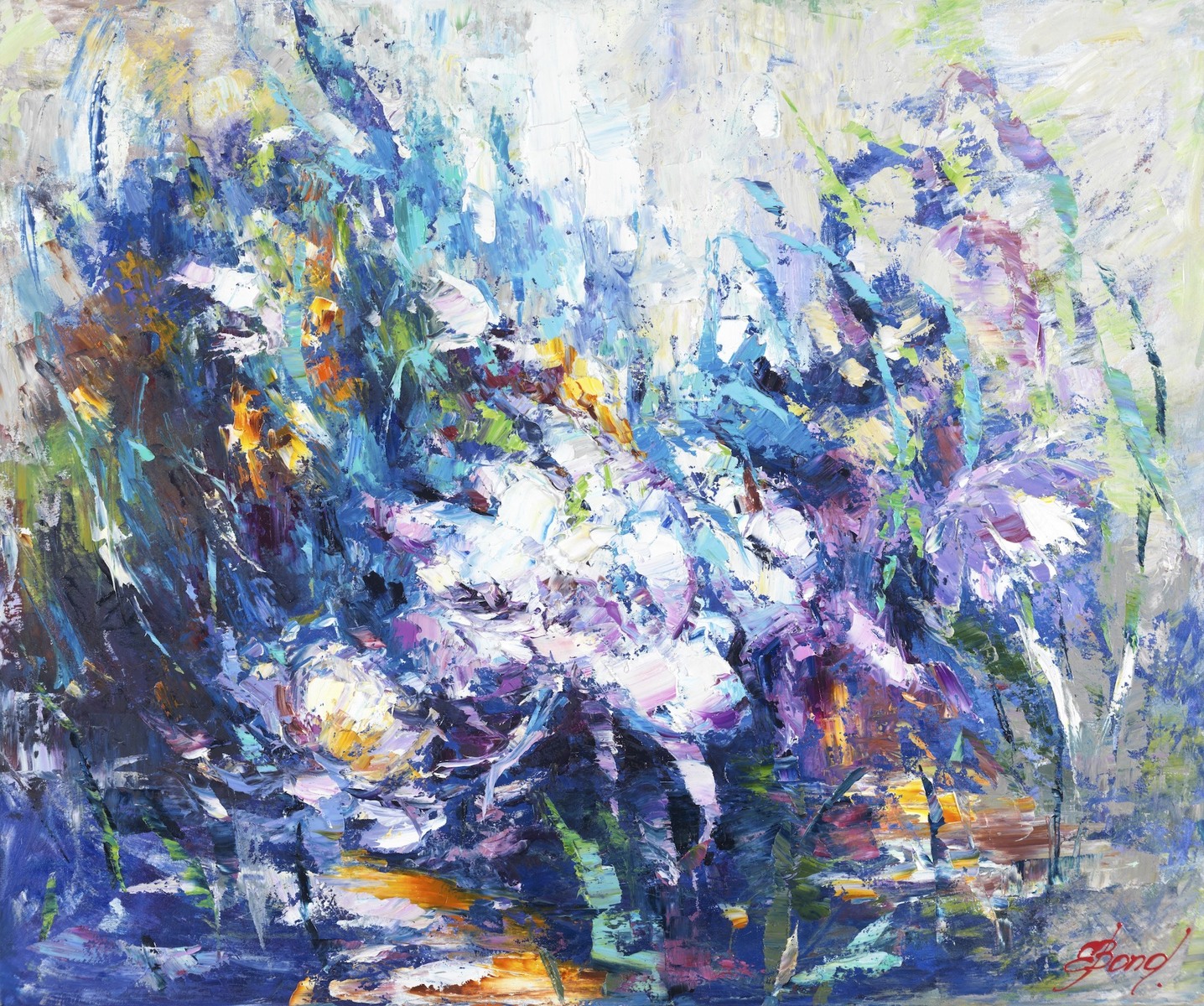 ELENA BOND - Summer Splendor - Oil on Canvas - 30x36 inches