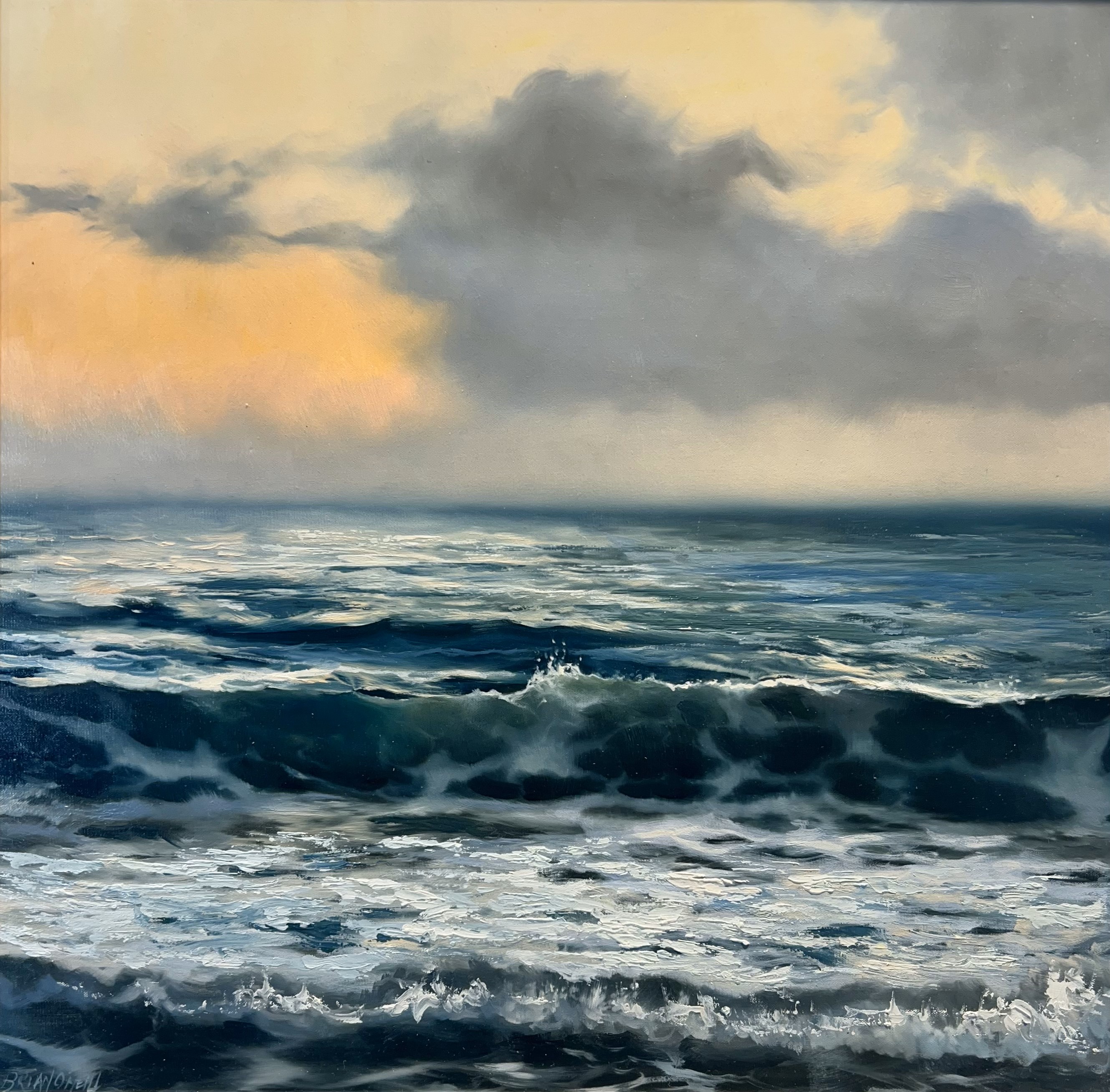 BRIAN O'NEILL - Morning Tide - Oil on Canvas - 16 x 16 inches