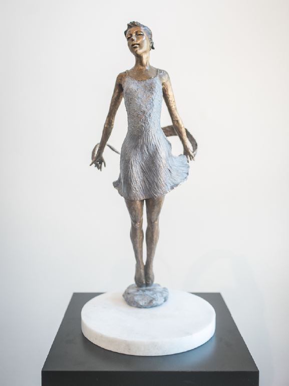 ELENA BOND - Aria - Bronze Sculpture - 32x15x16 inches