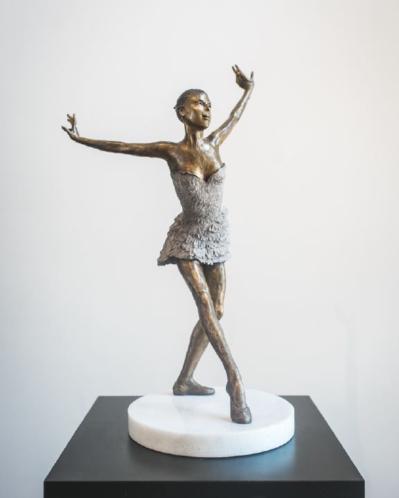 ELENA BOND - Bela - Bronze Sculpture - 28.5x17x13 inches