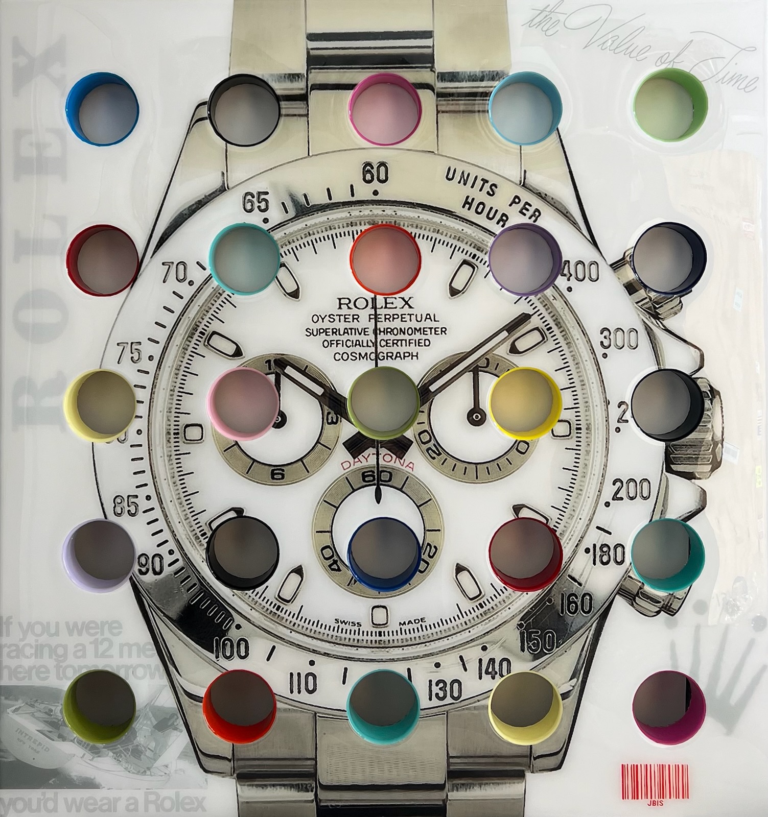 THE BISAILLON BROTHERS - About Time - Mixed Media Resin - 48x45 inches