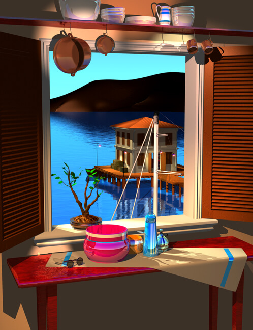 STEPHEN HARLAN - The Kitchen Window - Limited Edition on Canvas or Aluminum - 24x32 - 30x40 - 36x48 - 45x60 - 48x64