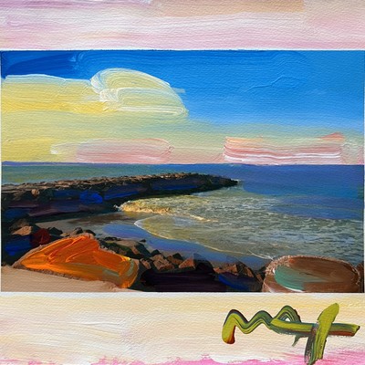 PETER MAX - Ocean Series ll - Mixed Media on Paper - 11x14 inches