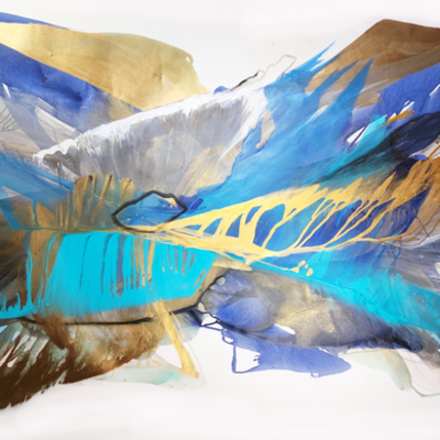 BETTE RIDGEWAY - The Alchemy Of Thought - Acrylic on Canvas - 52x78 inches