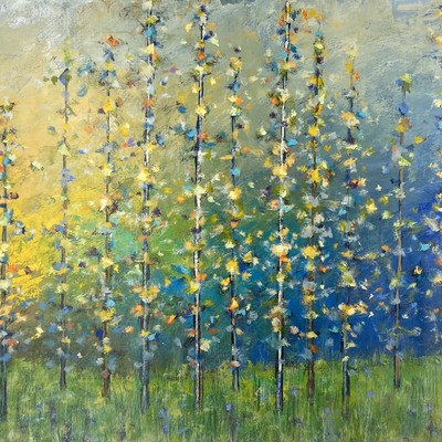 JEFF KOEHN - Sunlight - Oil on Canvas - 30x60 inches