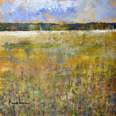 JEFF KOEHN - Soft Glow Of Sunlight ll - Oil on Canvas - 24x24 inches