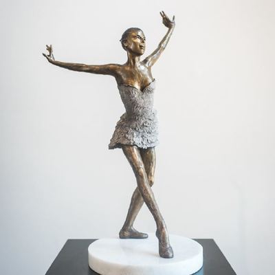 ELENA BOND - Bela - Bronze Sculpture - 28.5x17x13 inches