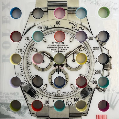 THE BISAILLON BROTHERS - About Time - Mixed Media Resin - 48x45 inches