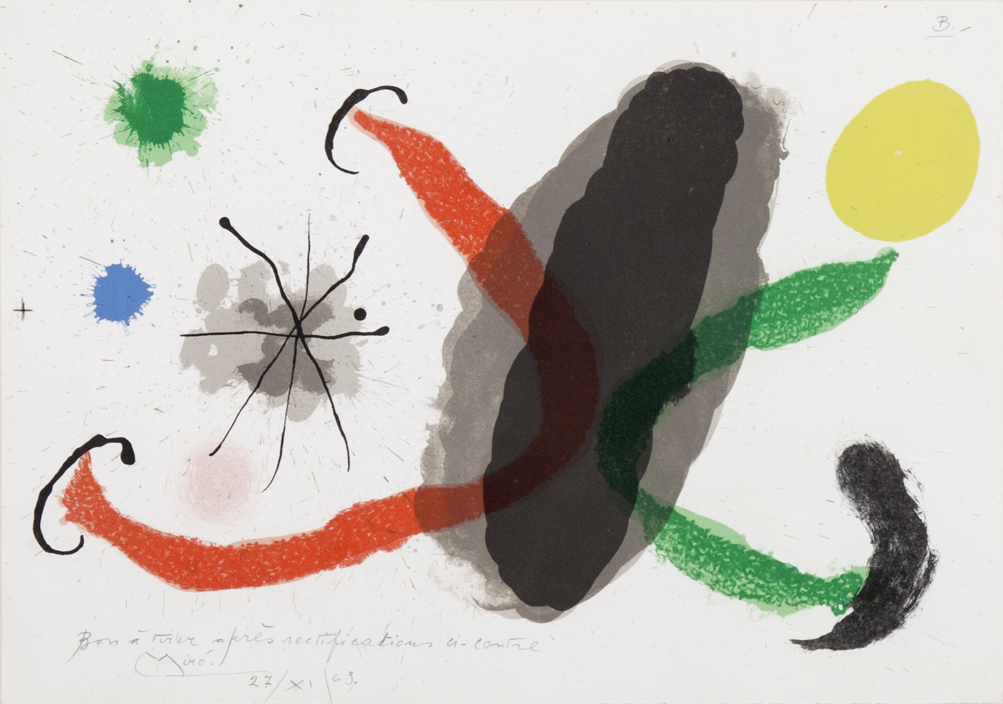 Le Lézard aux Plumes d'or, 1967 – Joan Miró - 912818u - Ocean Galleries